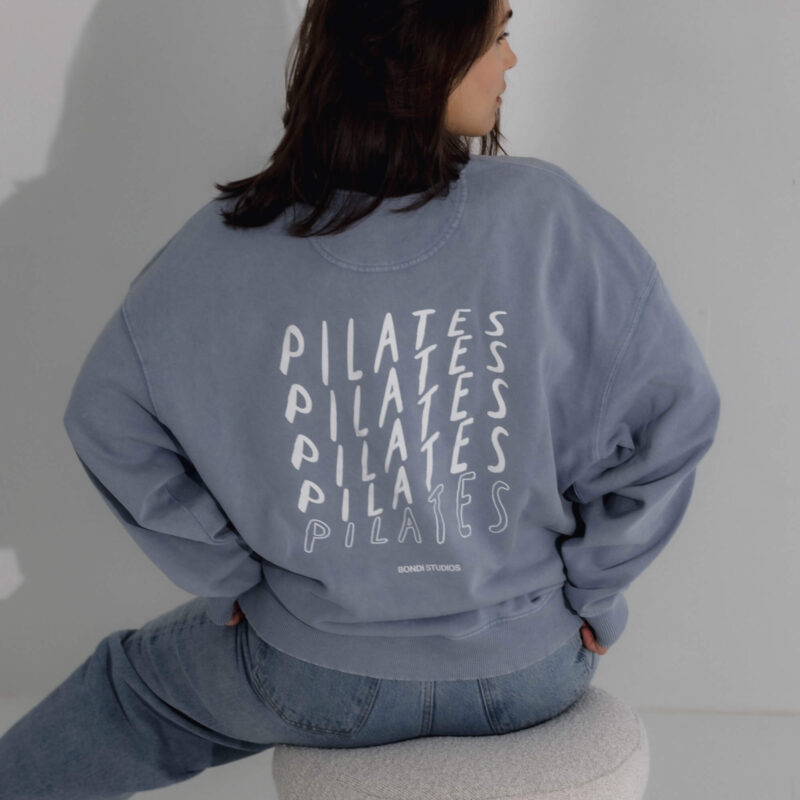 Pilates Sweatshirt Blue